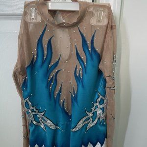 Rhythmic gymnastics leotard